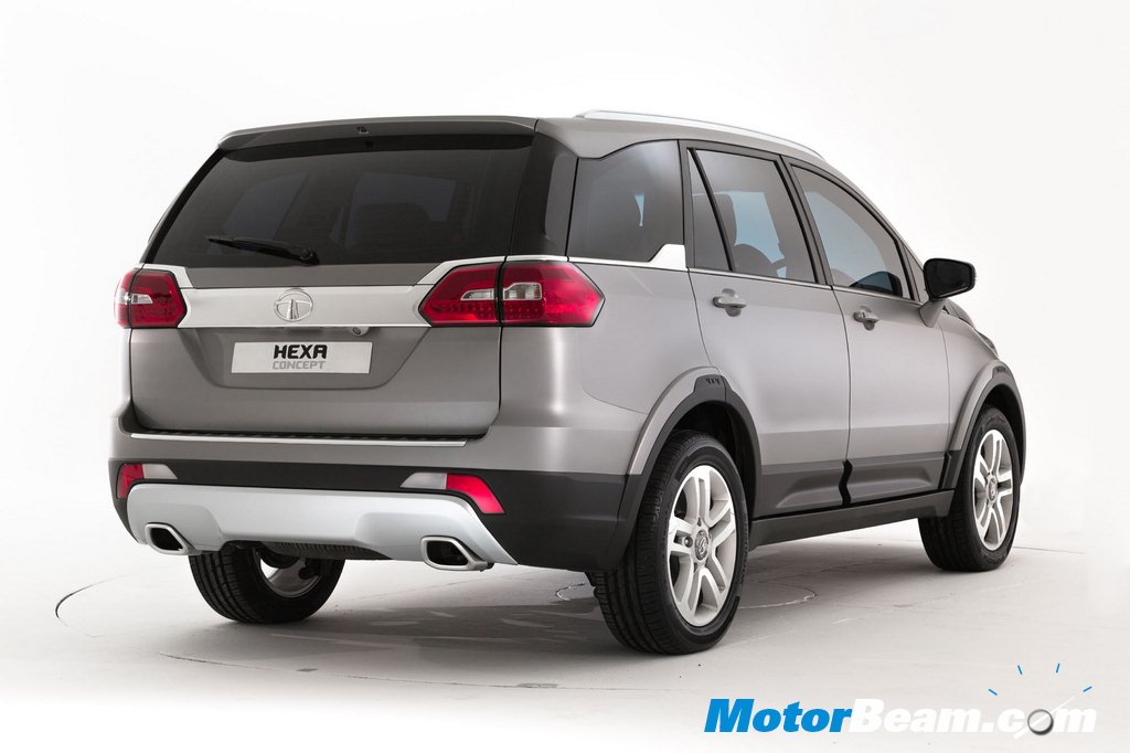 Tata Hexa Concept Rear Profile