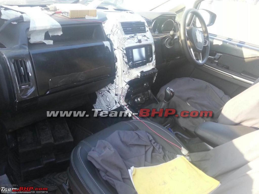 Tata Hexa Dashboard Spy Shot