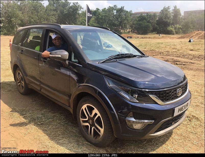 Tata Hexa Exterior Spied