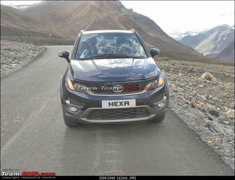 Tata Hexa Front Spied