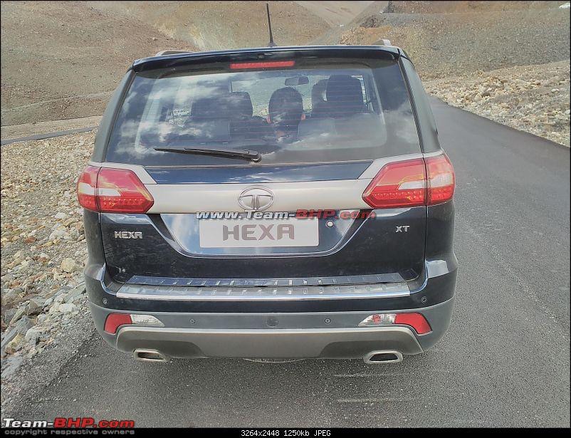 Tata Hexa Rear Spied