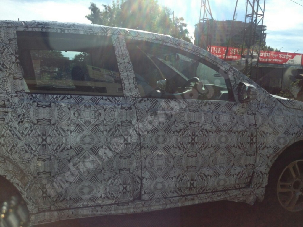 Tata Hexa Side Profile Spied