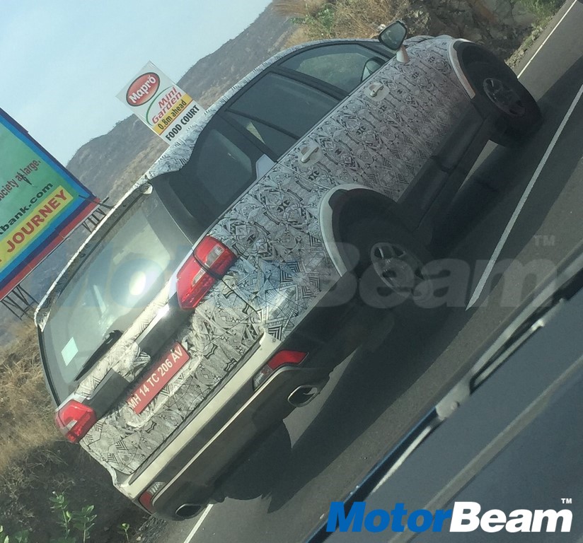 Tata Hexa Spied Rear