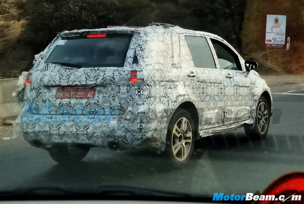 Tata Hexa Spied Testing