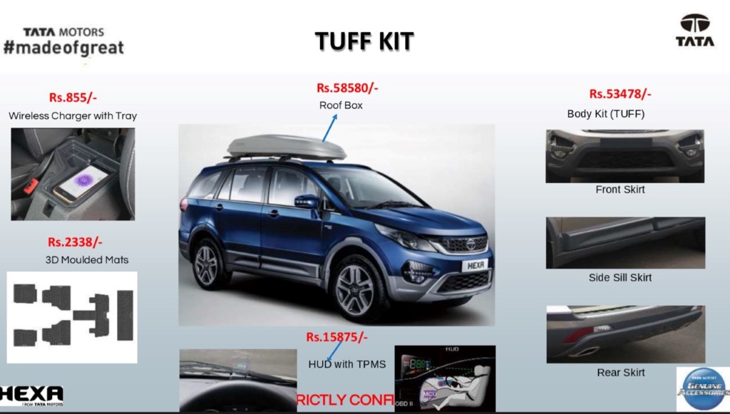 Tata Hexa Tuff Kit