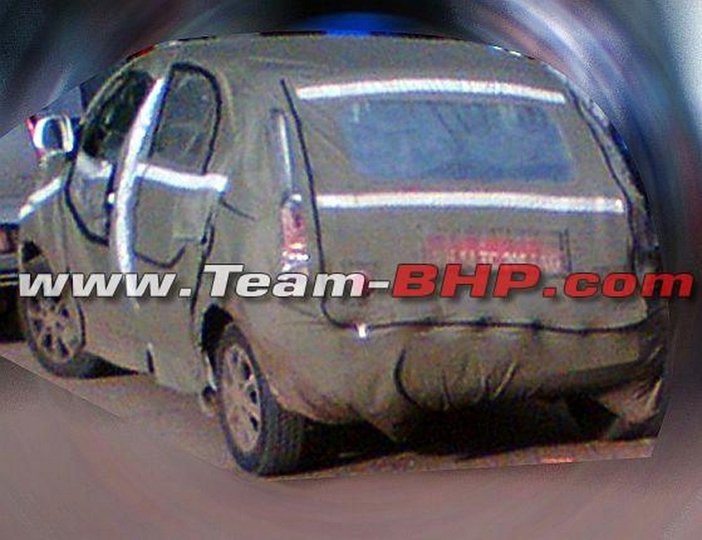 Tata Indica Vista Facelift Spyshot Rear