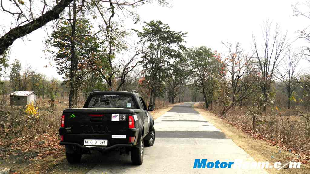 Tata Jungle Experience road