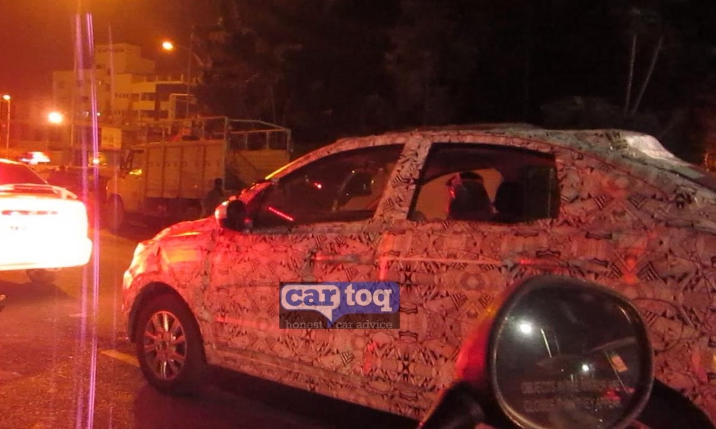 Tata Kite Compact Sedan Spy Shot