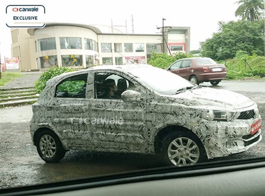 Tata Kite Hatchback Test Mule Narain Karthkeyan