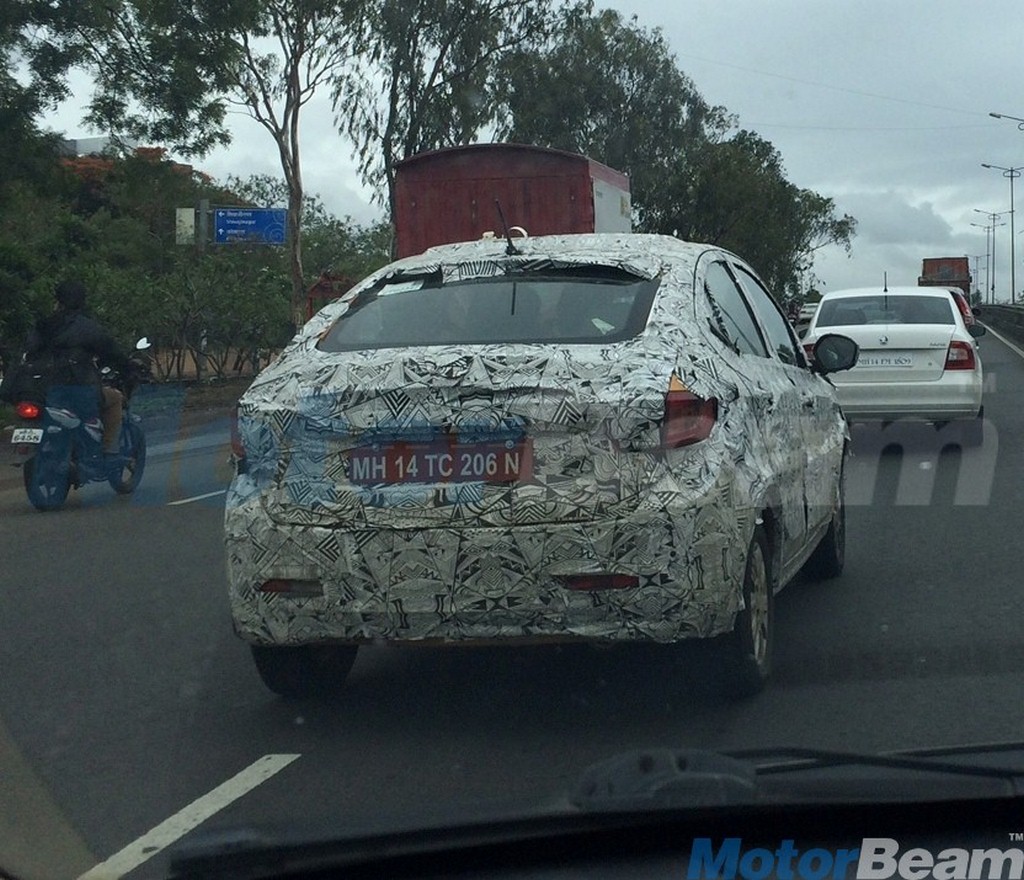 Tata Kite Spied Rear