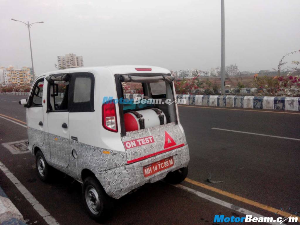 Tata Magic Iris CNG Spy Shot Rear