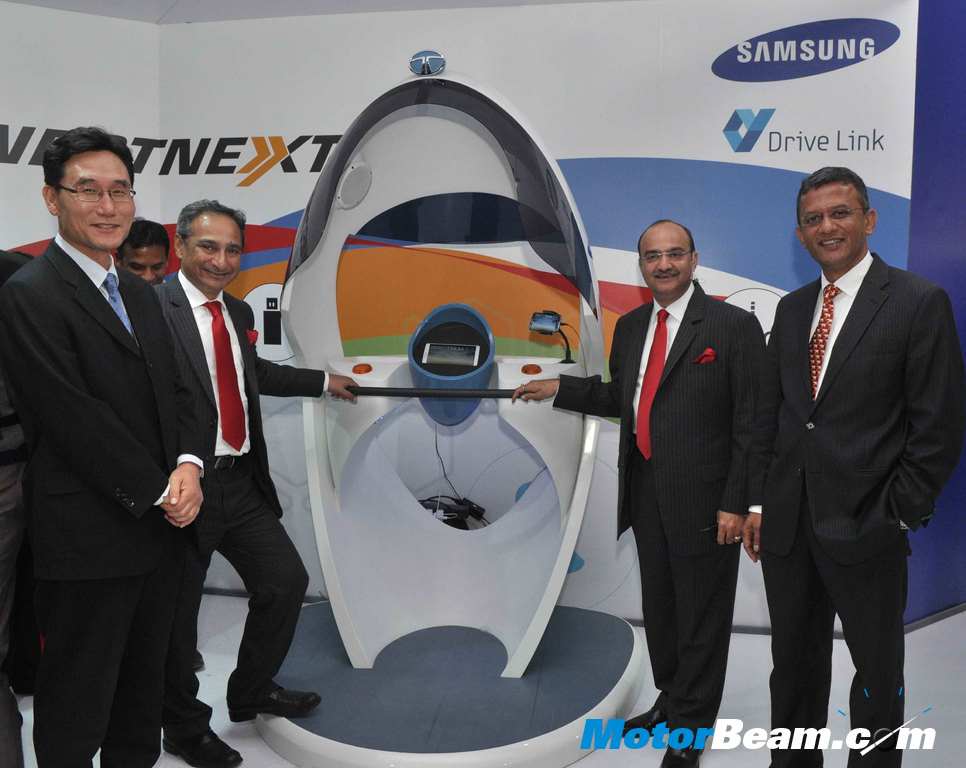 Tata Motors Samsung Tie Up