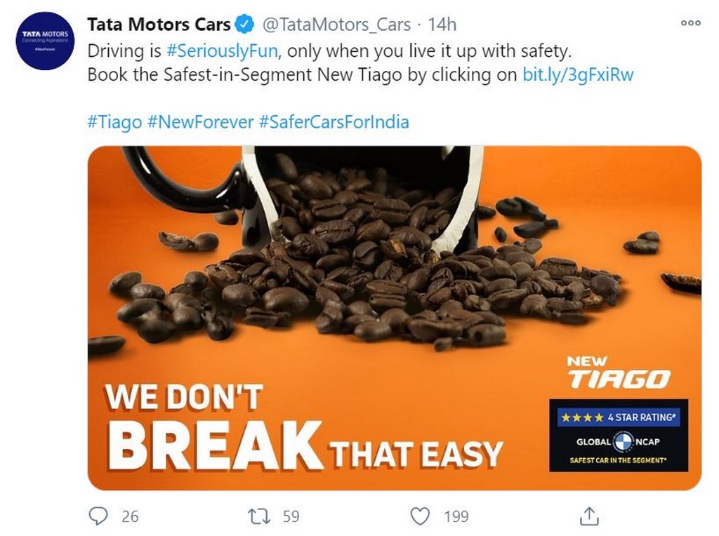 Tata Motors Tweet