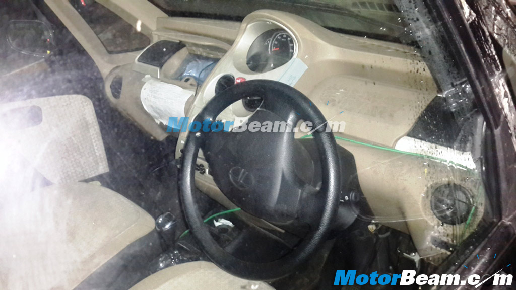 Tata Nano AMT Spy Shot Interior