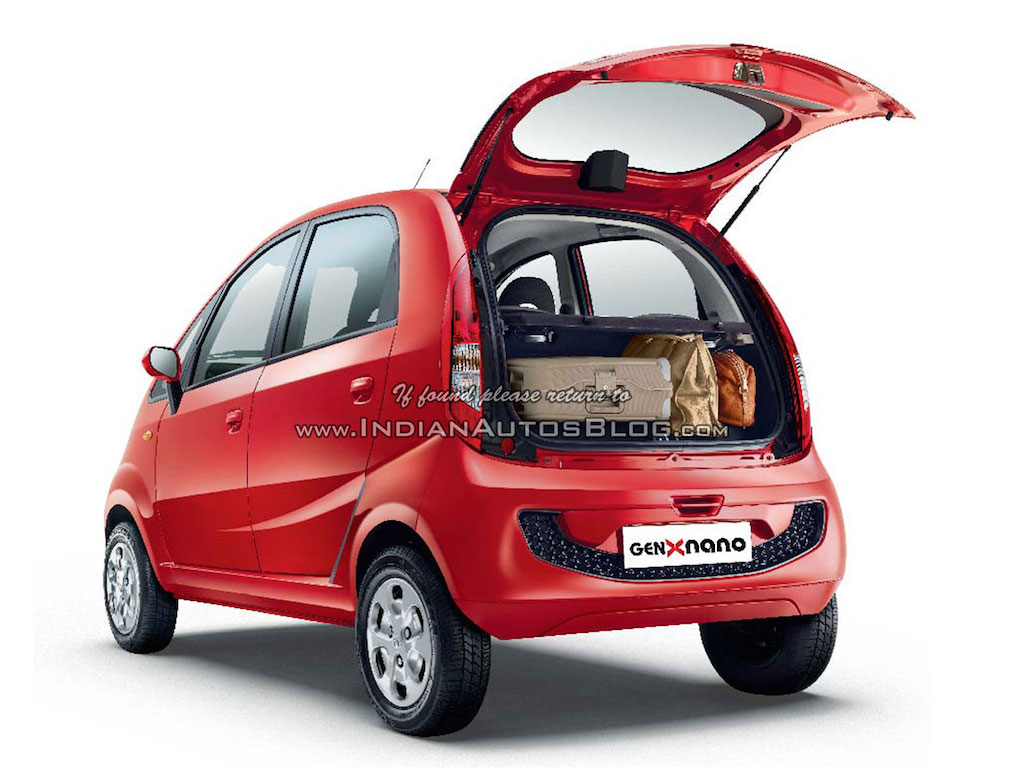 Tata Nano GenX Boot Capacity