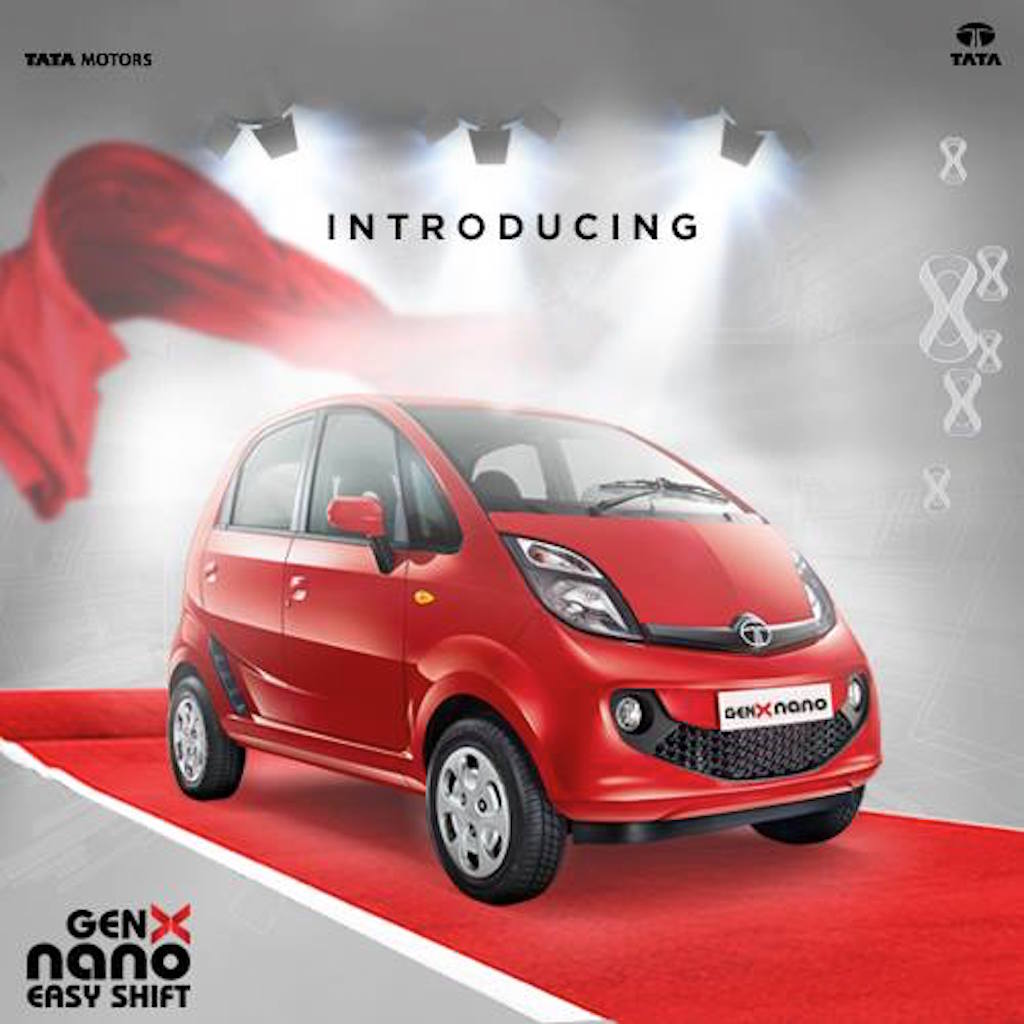 Tata Nano GenX Easy Shift Unveil
