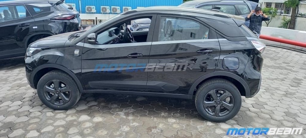 Tata Nexon Dark Edition Spied Side