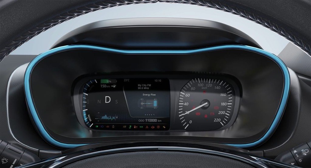 Tata Nexon EV Instrument Cluster