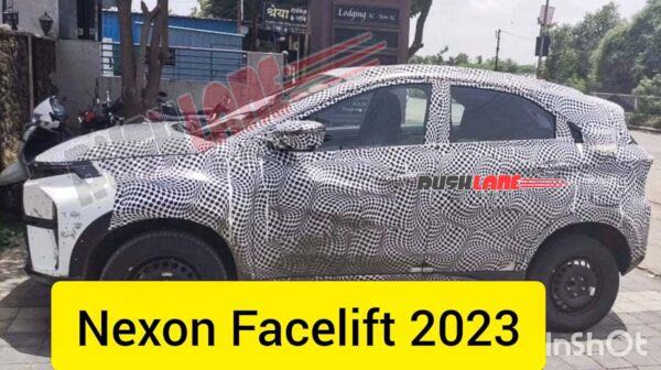 Tata Nexon Facelift Side Leaked
