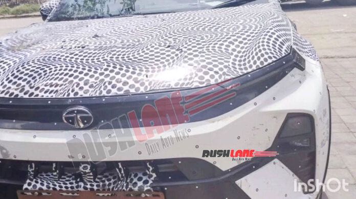 Tata Nexon Facelift Spied