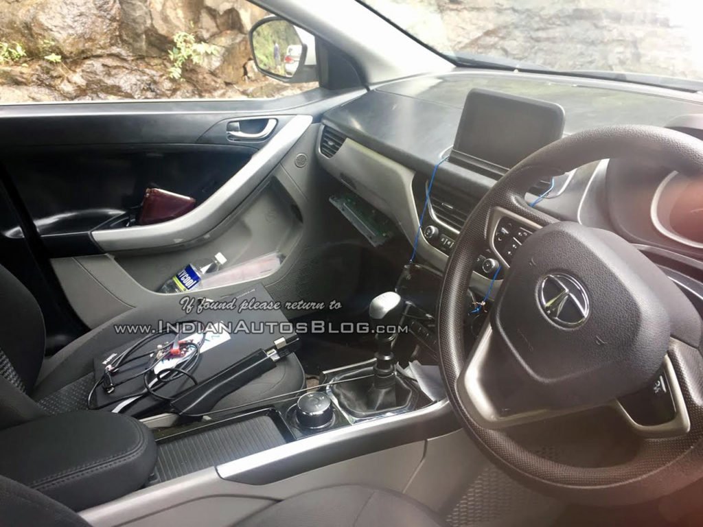 Tata Nexon Interior Spied