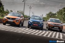 Tata Nexon vs Ford EcoSport vs Maruti Vitara Brezza