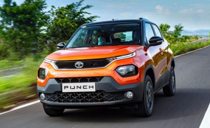 Tata Punch Atomic Orange Front