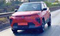 Tata Punch EV Facelift Spotted