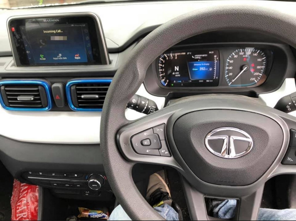 Tata Punch Interior Spied