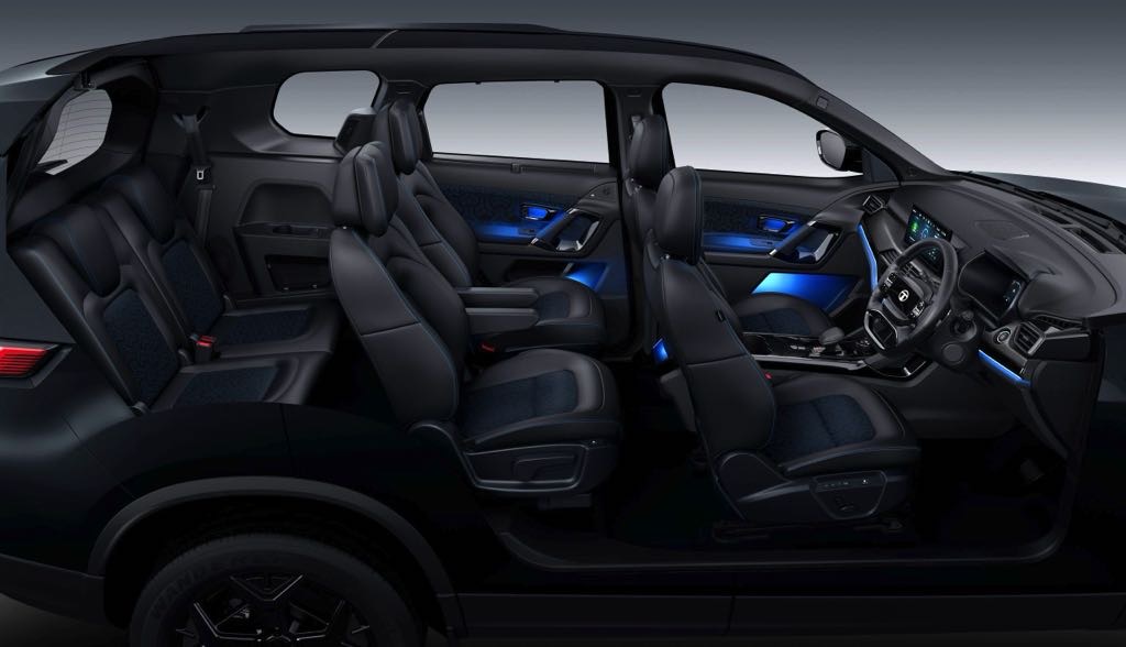 Tata Safari Dark Interior