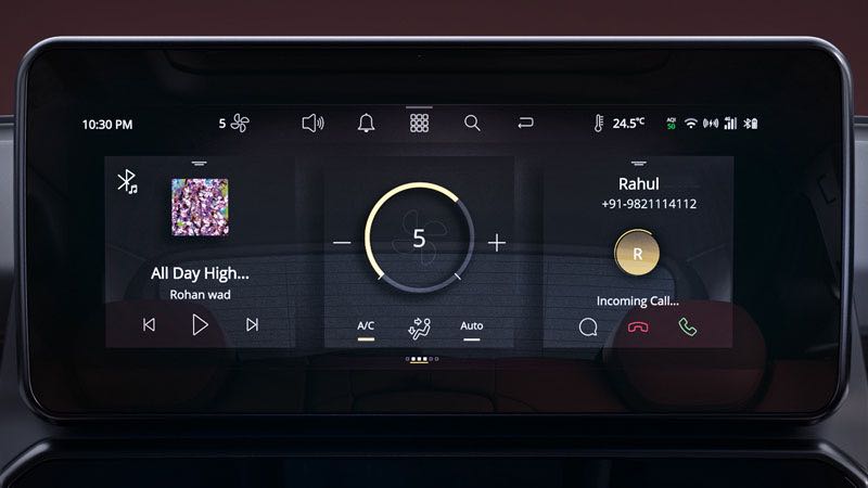 Tata Safari New Touchscreen