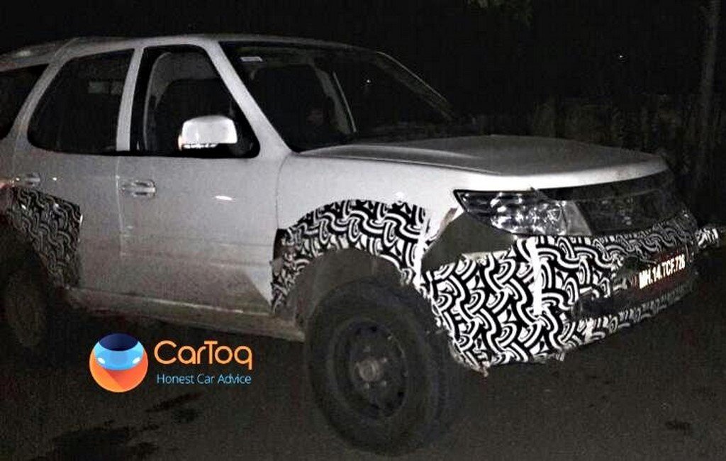 Tata Safari Storme Army Edition Spied In India