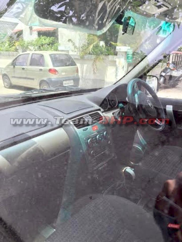 Tata Safari Storme Facelift Dashboard Spied