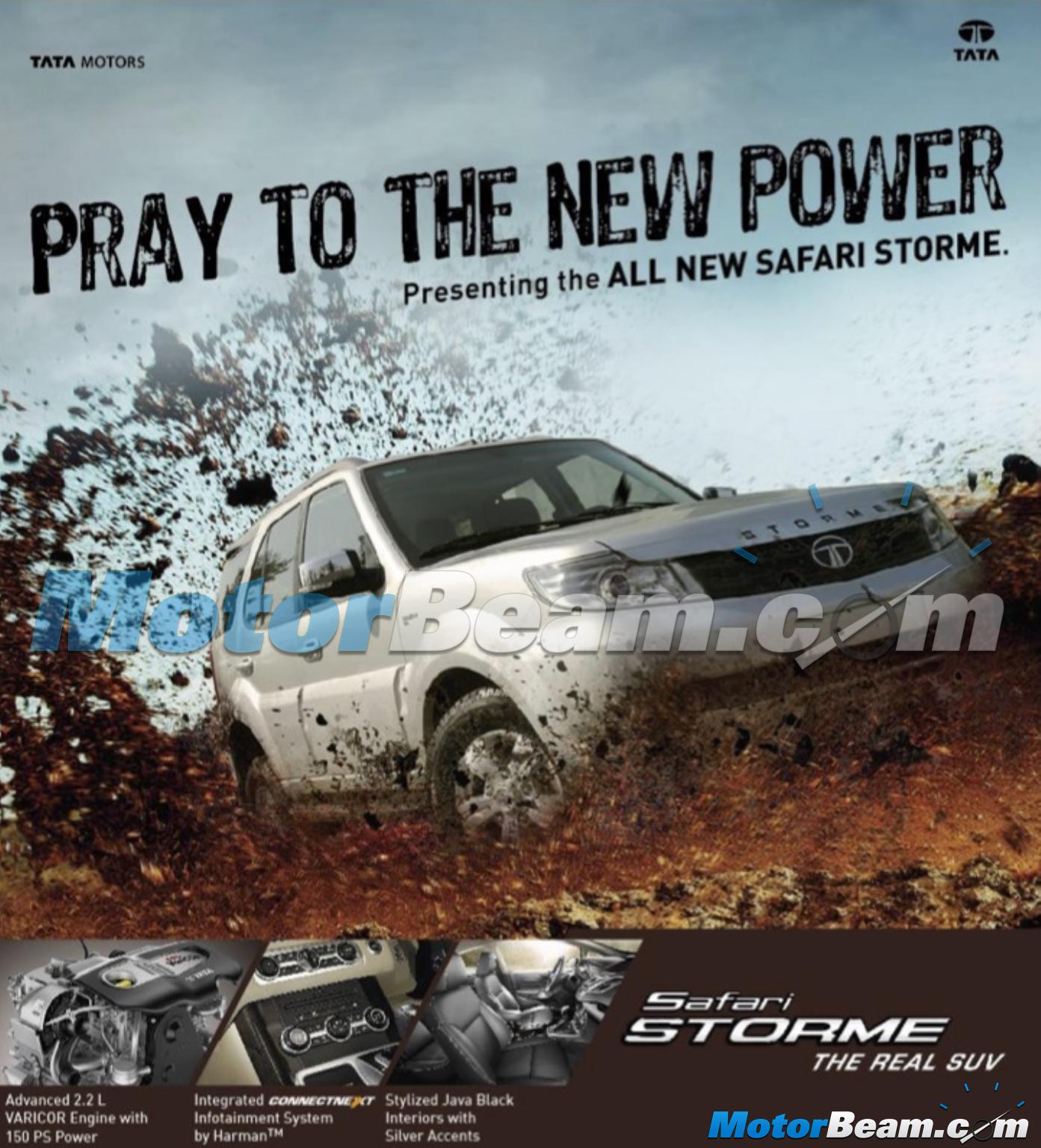 Tata Safari Storme Facelift Print Ad