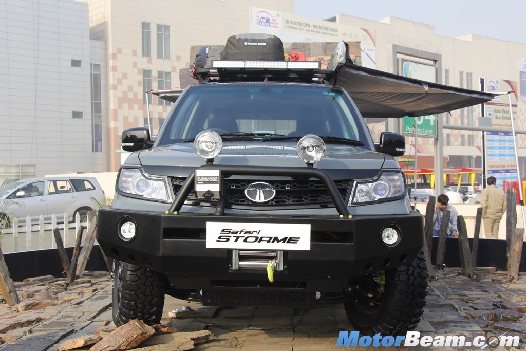 Tata Safari Storme Tuff Is Overloaded With Accessories