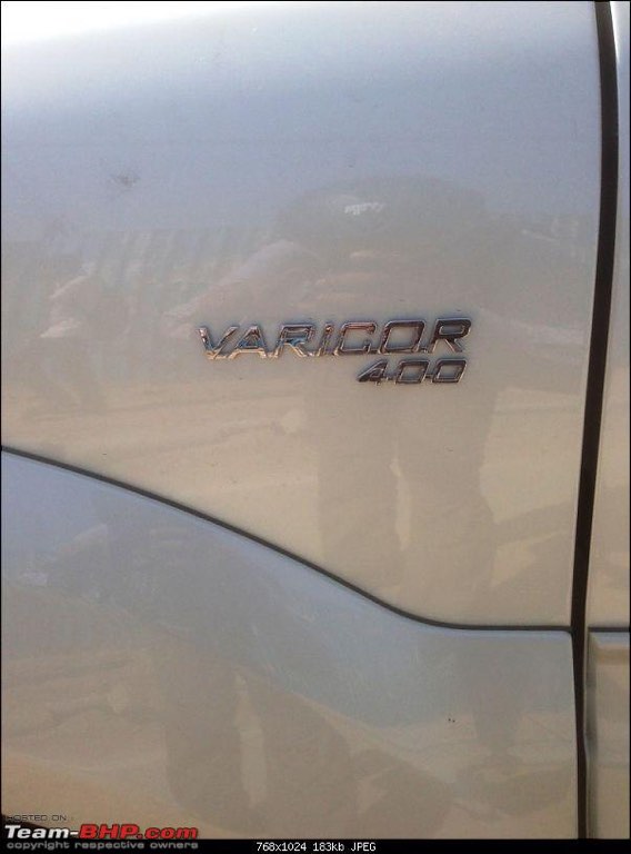 Tata Safari Storme Varicor 400 Badging