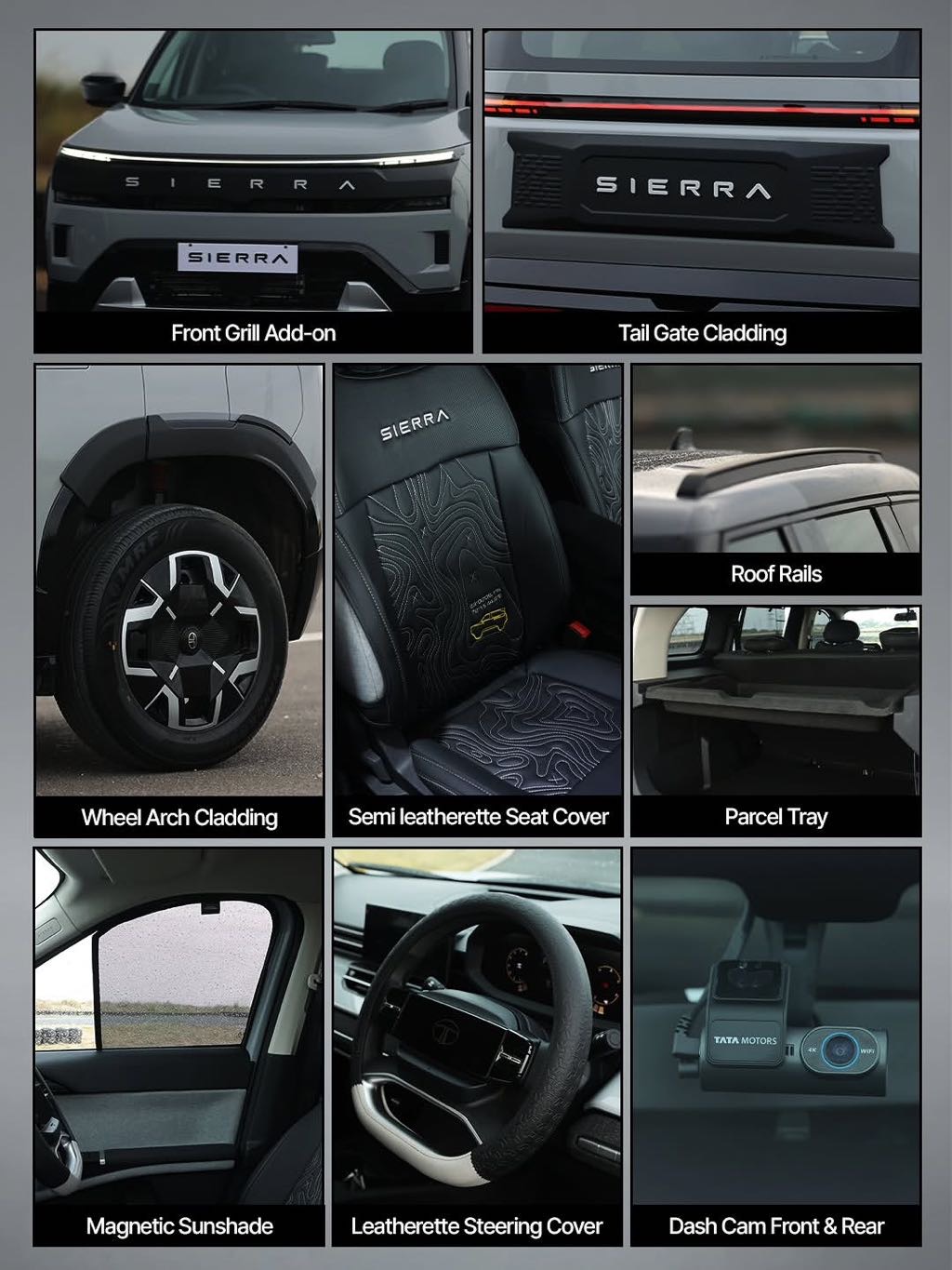 Tata Sierra Jubilee Edition Accessories