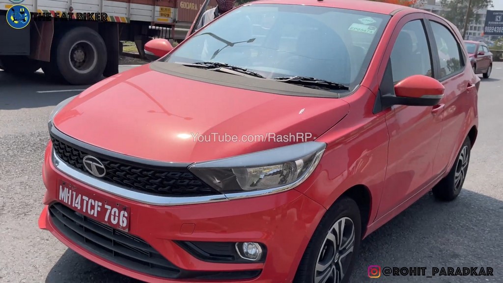 Tata Tiago CNG Spied Front