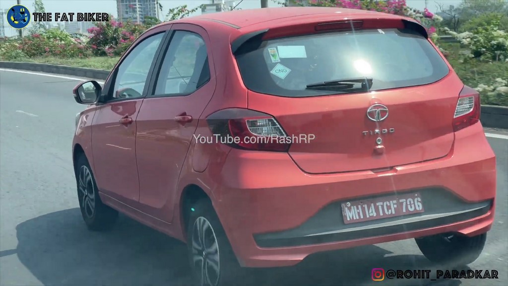 Tata Tiago CNG Spied Rear