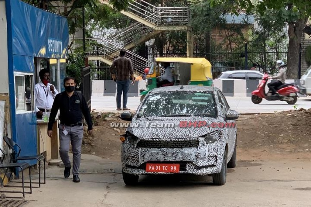 Tata Tiago Turbo Petrol Spied