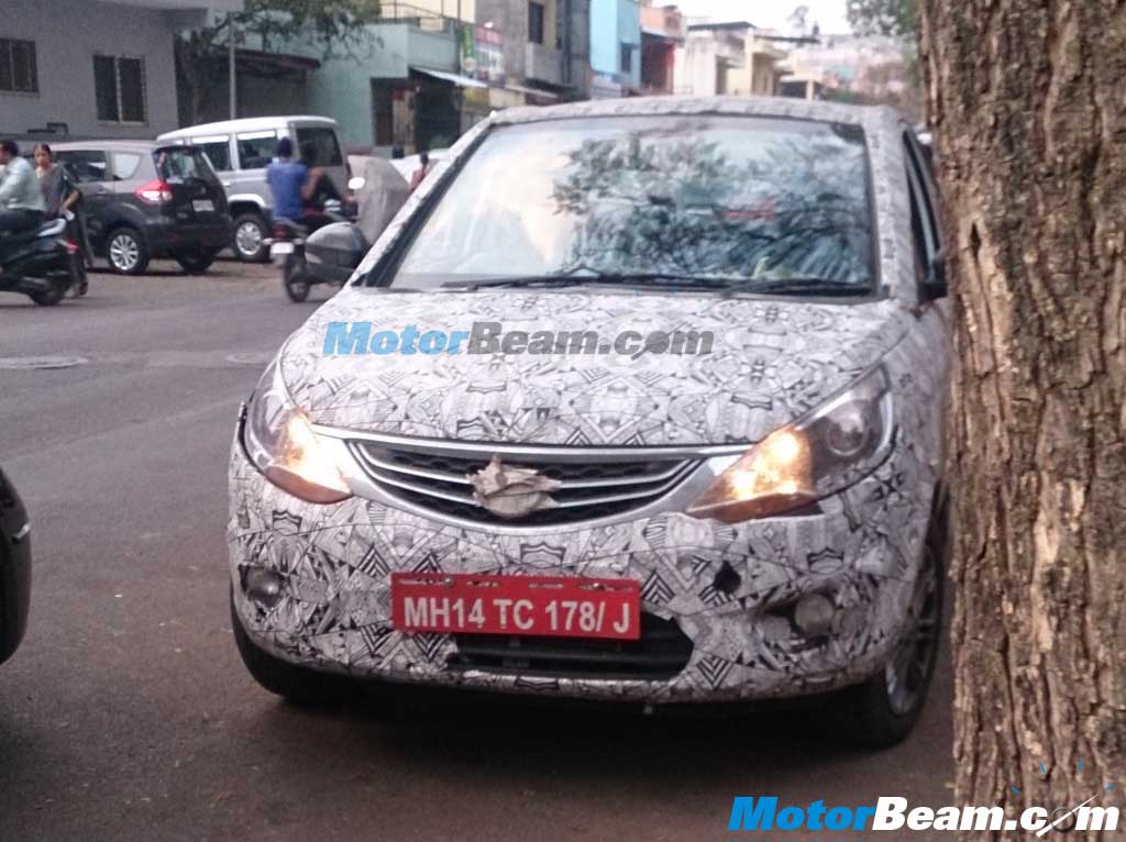 Tata Zest Spy Shot Front