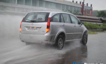 Tata Aria Water Splash
