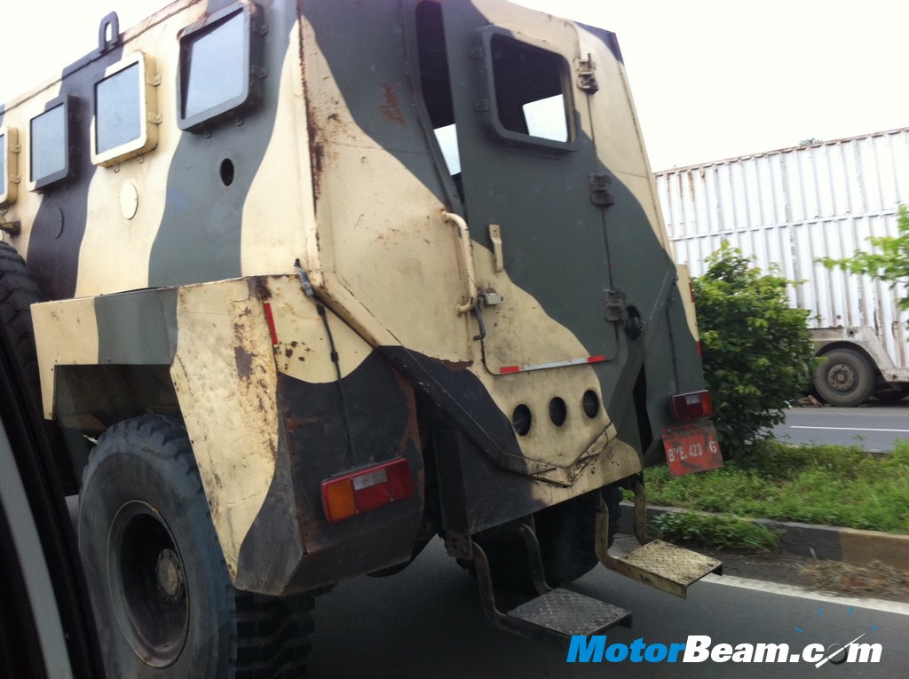 Tata Military Vehicle Rear