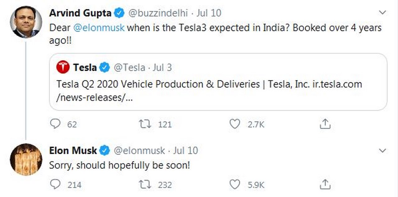 Tesla Model 3 Launch Soon