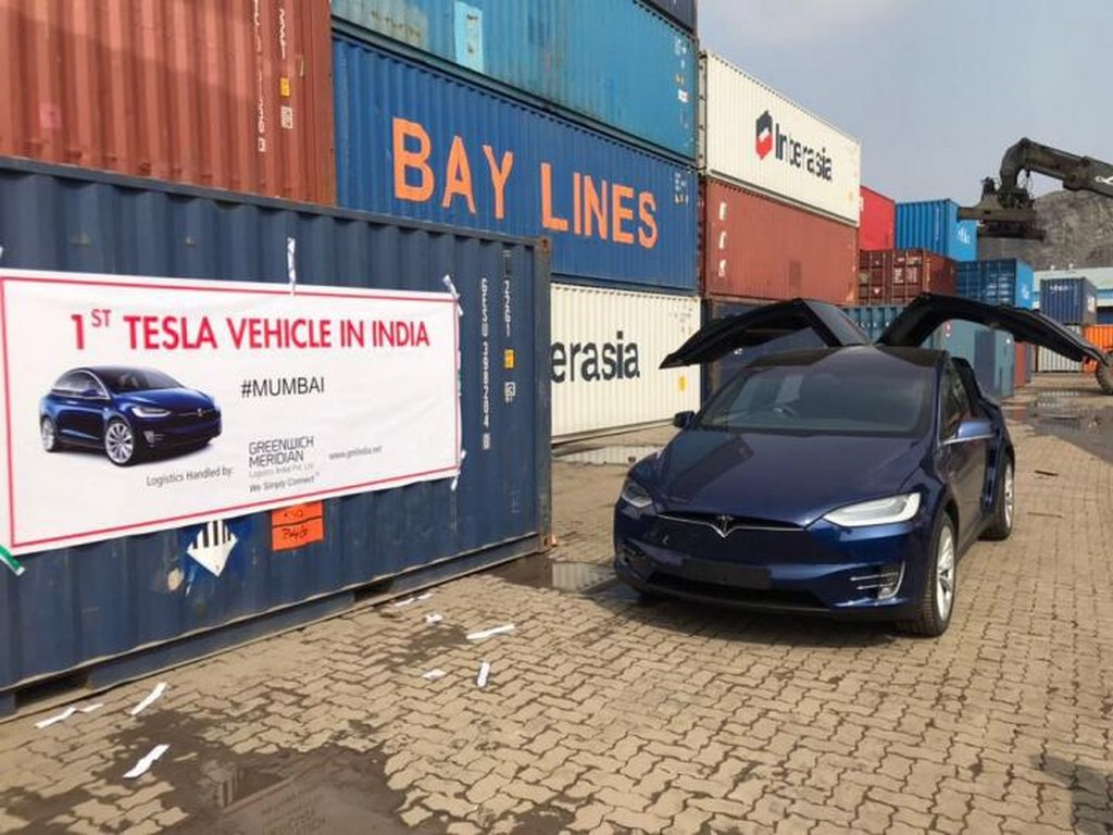 Tesla Model X Front India
