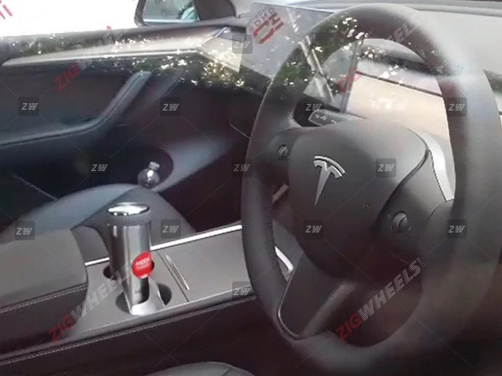 Tesla Model Y Interior Spotted
