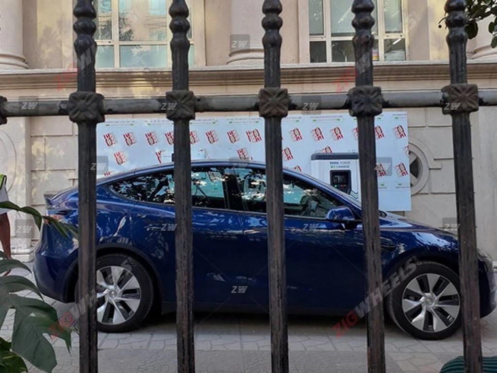 Tesla Model Y Spotted Side