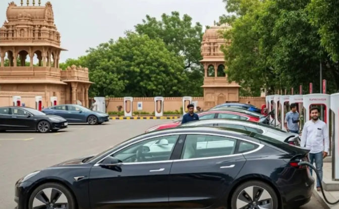 Tesla Supercharger India