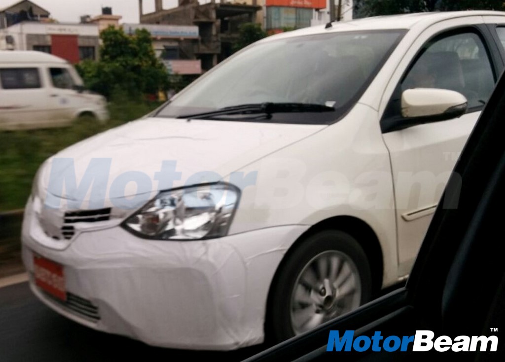 Toyota Etios Facelift Front Quarter