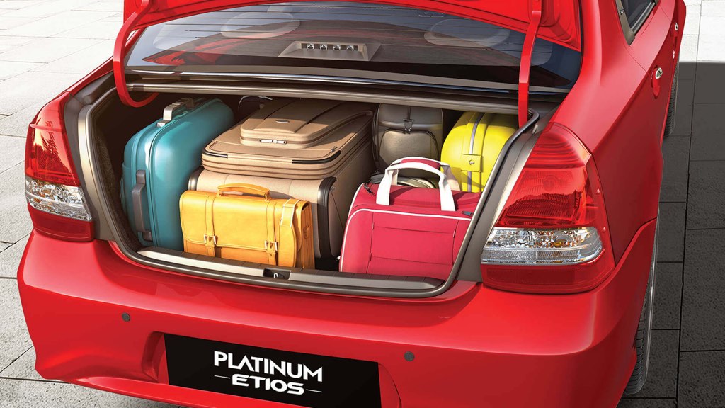 Toyota Etios Platinum Boot Space